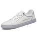 Little White Shoes Men's Head Layer Low-top Lace-up Casual Board Shoes Sports Men's Shoes_vogvips.com