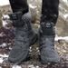 High Top Snow Boots With Thick Fleece And Warm Cotton Boots, Comfortable Hiking Shoes_vogvips.com