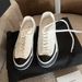 Cowhide Version~-style Genuine Leather Black And White Panda Color-blocking German Training Shoes For Women,_vogvips.com
