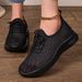 Casual Women's Single Shoes Lace-up Mesh Breathable Sneakers Large Size Spot Women's Mesh Shoes_vogvips.com
