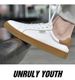 Men's Shoes First-layer Outdoor Casual Board Shoes European Station Guochao Breathable White Shoes_vogvips.com