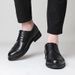 Euro Step New Genuine Leather Business Casual Soft Sole Brogue Carved Three-Joint Men's Shoes British Style_vogvips.com