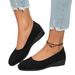 2025 Spring New Large Pointed Slope Single Women, Bean Shoes, Sports And Leisure Shoes For Women_vogvips.com