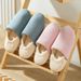 Four Seasons Bag And Silent Cotton Mop Male And Female Couples Soft Sole Non-slip Suitable For Confinement Home Floor Shoes Warm Cotton Slippers_vogvips.com