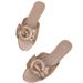 Plus-size Flat Rhinestone Slippers, 2026 Summer New Model, Luxury Satin Flat Slip-on Slippers For Women, Direct From The Factory_vogvips.com