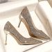 MTX Bride 2020 New Silver Pink Main Wedding Dress High Heel Women's Stiletto Bridesmaid Shoes_vogvips.com