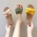 Women's Summer Autumn Fashion Slippers With Bow, 2021 New Model, Popular Korean Version, Trendy And Non-slip_vogvips.com