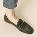 In Stock 055 Leather Retro Flat Shoes For Women 2025 Spring And Autumn New French Style Soft Sole Loafers_vogvips.com