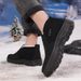 European Warm Series Old Beijing Cloth Shoes Large Size Winter Men's With Fleece Lining Thickened Non-Slip Wear-Resistant Middle-Aged Dad_vogvips.com