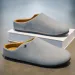 Men's Suede Clogs Slip On Casual Flat Shoes Comfortable Non Slip Slippers Outdoor And Indoor Universal_vogvips.com