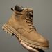 Outdoor Mountaineering Tooling Wind High-top Cow Cashmere Martin Boots Youth Retro Rhubarb Boots_vogvips.com