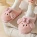 Plush For Women, Autumn And Winter 2025 New Style, Outdoor Wear, Thick Sole, Non-Slip, Indoor Warmth, Couples Cotton_vogvips.com