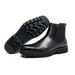 European Warm Series Trendy Martin For Men Genuine Leather Top Layer Cowhide Business Slip-On Lazy Boots_vogvips.com