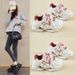 Daddy Shoes Female Student Sports Running Casual Shoes Platform Heightening Shoes_vogvips.com