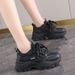 Thick-soled Mesh Dad Shoes Women's Heightening Little White Shoes Lightweight Casual Sports Shoes Children_vogvips.com