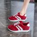 Spring New Lace Up Women's Sports Shoes Plus Size Woman Sneaks Mixed Colors Female Fashion Vsatile Flat Casual_vogvips.com