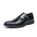 Cross-Border Business Double Buckle Monk Men's Large Size Pointed Formal European And American Office Brogue Leather_vogvips.com