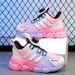 Autumn New Comfortable Mesh Convenient Rotating Buckle Casual Sports Shoes _vogvips.com