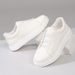 2026 Spring New Genuine Leather Men's Slip-On Casual Sneakers Versatile White Shoes 3381_vogvips.com