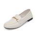 Soft Leather Loafers Women, Summer Slip-on Soft-soled Moccasins, Spring And Autumn Flat Shoes, Large Size Women's Shoes_vogvips.com