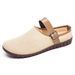 Women's New Cross-Border Versatile Retro Soft Sole Sandals Ins Style Outdoor Casual Mesh Closed-Toe Half Slippers_vogvips.com