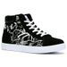 Street Style Fashion Sneakers Mens Casual Shoes Flat Breathable High Top Black Red Brand Male Footwear_vogvips.com