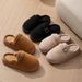 Cotton Slippers EVA Autumn And Winter Slippers For Women, Indoor Warm Fur Cotton Slippers, Thick Soled Couple Cotton Slippers For Home Use_vogvips.com