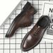 Suitable For All Seasons Business Formal Leather Men, Genuine Leather, Breathable Casual Brogue For Autumn, Korean Style British Wedding Groom_vogvips.com
