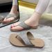 2026 Summr Nw Anti-Slip Outdoor Flip-Flops For Womn, Thick-Sold Sandals, Bach Slipprs With Rhinstons,_vogvips.com