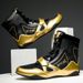 New Boxing Shoes Wrestling Fighting Shoes Breathable Lightweight Sanda Training Shoes Fighting Shoes_vogvips.com