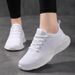 2024 Plus Size Women's Running Shoes Spring Summer Lightweight Breathable Flyknit Casual Shoes For Middle School Students Women's Travel Shoes_vogvips.com