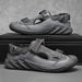 Men's Sandals Soft Sole Men's Soft Sole Sandals For Summer - Breathable Roman Style Beach Shoes With Anti-Slip Sole Breathable Closed Toe Sandals_vogvips.com