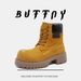 Vintage Martin Boots Thick-soled Heightening Tooling Boots Short Boots_vogvips.com
