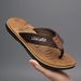 Summer New Herringbone Anti Slip, Korean Version EVA Beach Slippers Sandals For Men, Clip On, Fashionable Men's Shoes_vogvips.com