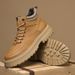 Martin Boots Men's Short Boots Wind Tooling Boots Tide High Top Rhubarb Boots_vogvips.com