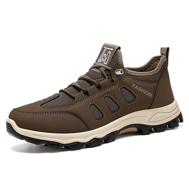Men's Spring Outdoor Hiking Shoes Breathable Non-Slip Wear-Resistant Odor Free plus Size Shoes for Comfortable Walking_vogvips.com