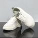 Men's New Summer Thick Soled Height Increasing Casual White Sneakers, Trendy, Versatile, Mesh, Breathable Sports Shoes_vogvips.com