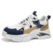 Spring Men's Shoes Breathable Leather Sports Sneakers Men's Trendy Versatile Thick-Soled Casual Dad Shoes_vogvips.com