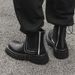 European Warm Series 2025 Autumn New Men's Fashion Trend Versatile Square Toe Thick Sole Zipper Design Mid-Calf Martin Boots_vogvips.com