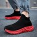 New Men's With Winter Velvet For Couples, High Top Socks, Women's Casual Sports Shoes 814_vogvips.com