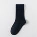 Women's Socks Solid Color Casual Socks Spring And Summer Breathable Sweat Absorbing Socks Four Seasons Cotton Socks Mid Tube Socks Women's Socks_vogvips.com
