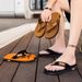 Trendy And Cool Out On The Street! Men's Summer Flip Flops Non-slip Soft Bottom Outfitting Casual Beach Clip-in Sand_vogvips.com