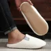 Couples Home Slippers Soft Fur Slippers Warm Indoor Flat Slides Nonslip Cotton Shoes Bedroom Light Slience Flats Floor Shoes_vogvips.com