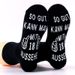 All-cotton mid-tube casual creative socks floor socks sole letter non-slip adhesive socks_vogvips.com