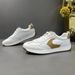 2025 Autumn New Trend Versatile Forrest Gump Fashionable Leather Casual White Color Blocked Men's Board Shoes_vogvips.com