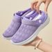Women's Flying Woven Breathable Single Shoes Bag Head Half Tray Casual Shoes Women's Shoes Mesh Slippers_vogvips.com