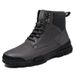 Men's Shoes Invisible Height Increase Men's High-top Martin Boots Retro Tooling Boots Flat Boots_vogvips.com