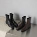 Square-toe 2025 New Plush Leather Flat Slim Boots, Martin Boots With A High-end Winter Feel_vogvips.com