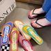 Vacation Casual Thick Bottom Beach Shoes, Fashion Trend, Personalized Flip Flops, Fairy Fan_vogvips.com