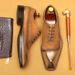 Foreign trade leather shoes men's leather British Brock carver Dress shoes_vogvips.com